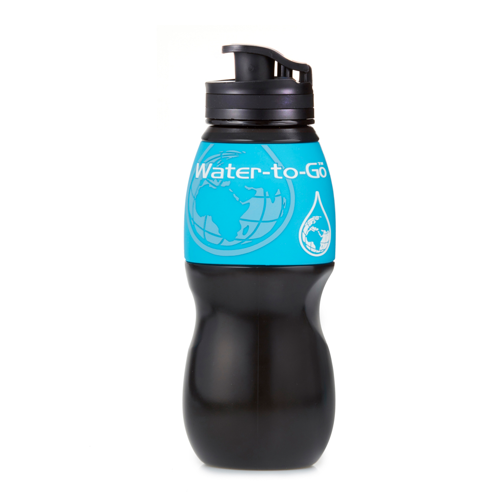 75CL Water-To-Go Travel Filter Water Bottle black