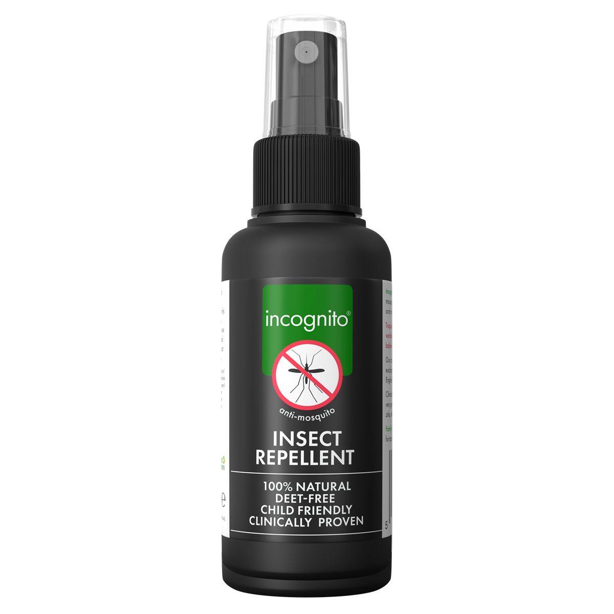 Incognito Award Winning Anti-Mosquito Spray Repellent – DEET Free