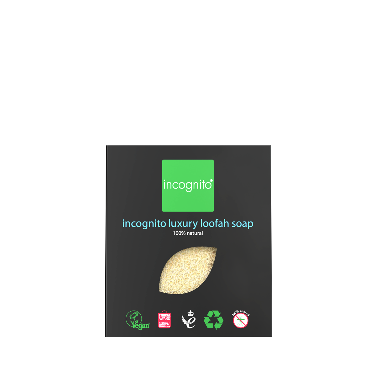 Incognito Luxury Loofah - contains Java Citronella Soap