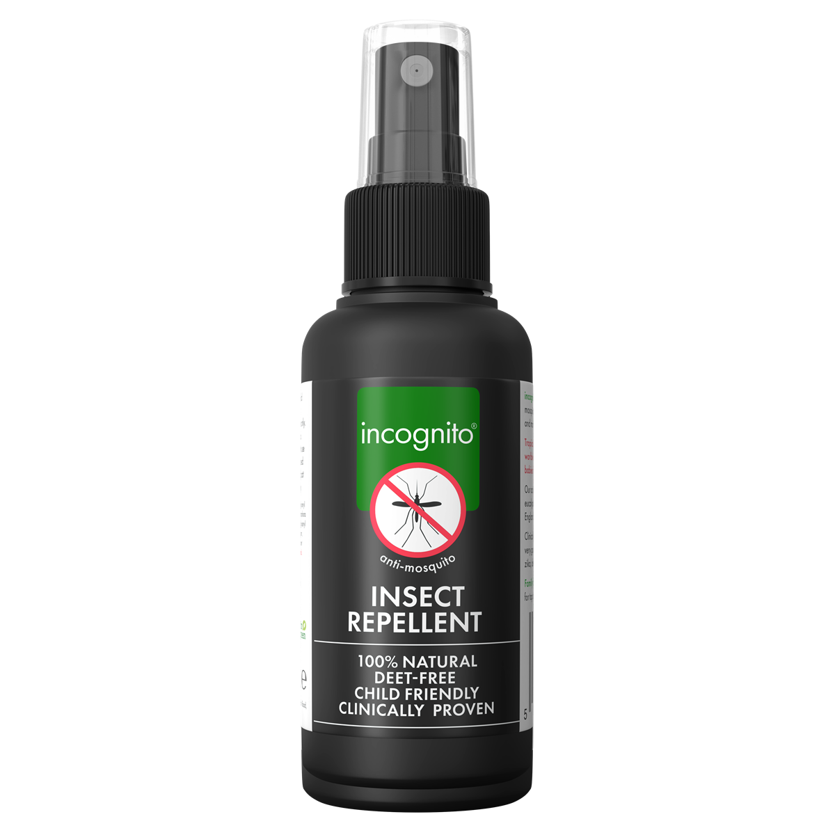 Incognito Award Winning Anti-Mosquito Spray Repellent – DEET Free
